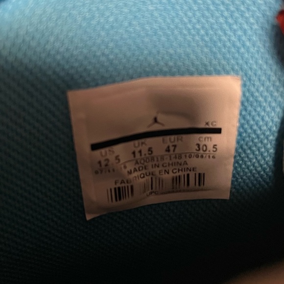 Nike off white jordan 1s unc blue - Picture 9 of 9